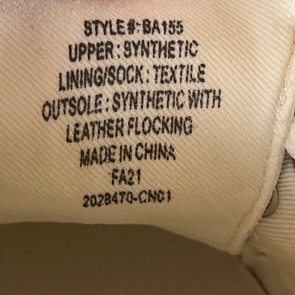 J Crew Crewcuts Sneaker Shoes Boys 11 White Faux Leather Court Lace Up - Picture 15 of 16